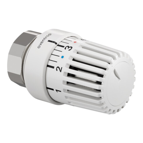 Oventrop Thermostat Uni LM 7-28 GrC, m 0-Stellung, m Flüssig, weiß