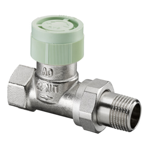 Oventrop Durchgangsventil Baureihe RFV 9 DN 20, kurze Bauf., m stufenl. Voreinst.