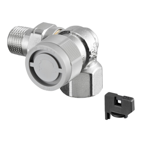 OV Vanne thermostatique dynamique QV, DN15, angle droit