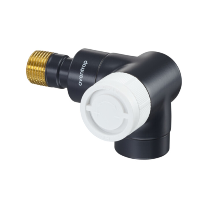 OV Vanne thermostatique E 1/2 coin droit anthracite