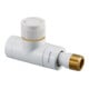 OV Vanne thermostatique E 1/2 DG, laquée époxy blanc