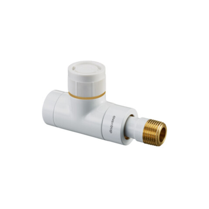 OV Vanne thermostatique E 1/2 DG, laquée époxy blanc