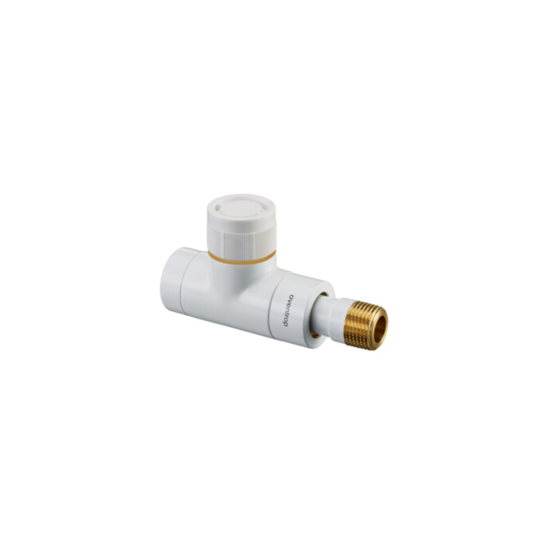 OV Vanne thermostatique E 1/2 DG, laquée époxy blanc