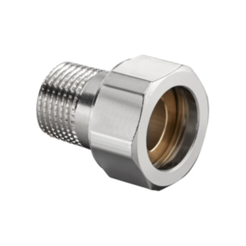 Oventrop Verschraubung DN 20, R 1/2 AG/ÜM G 1 IG, fl., z. HK