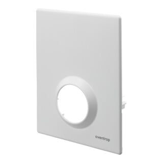 Oventrop Abdeckplatte Unibox Bautiefe 57mm, weiß