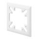 Oventrop Abdeckrahmen 88x88mm, weiß-1