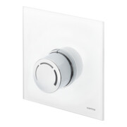 Oventrop Abdeckung Unibox RTL Echtglas weiß, mit Thermostat