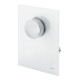 Oventrop Abdeckung Unibox T RTL Echtglas weiß, mit Thermostat-1