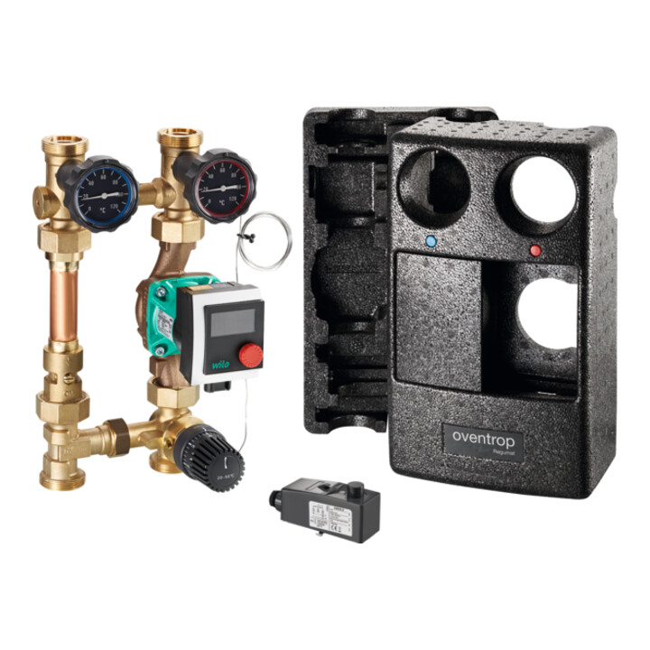 Oventrop Anbindesystem Regum. FR-180 DN 25, Wilo-Pumpe Pico 25/1-6 RG