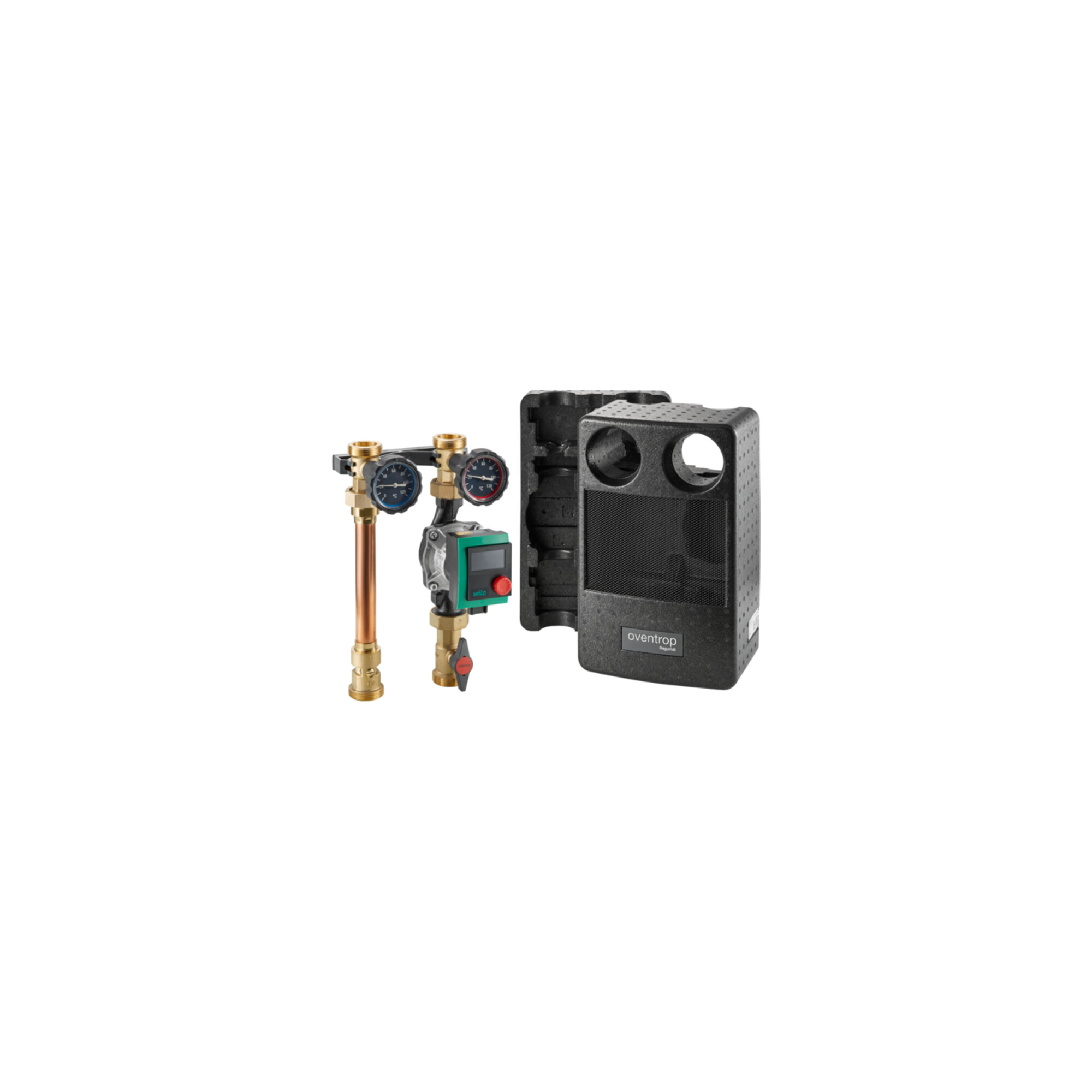 Oventrop Anbindesystem Regumat S-180 m Pu Pico 25/1-6, DN 25, kurze Bauform