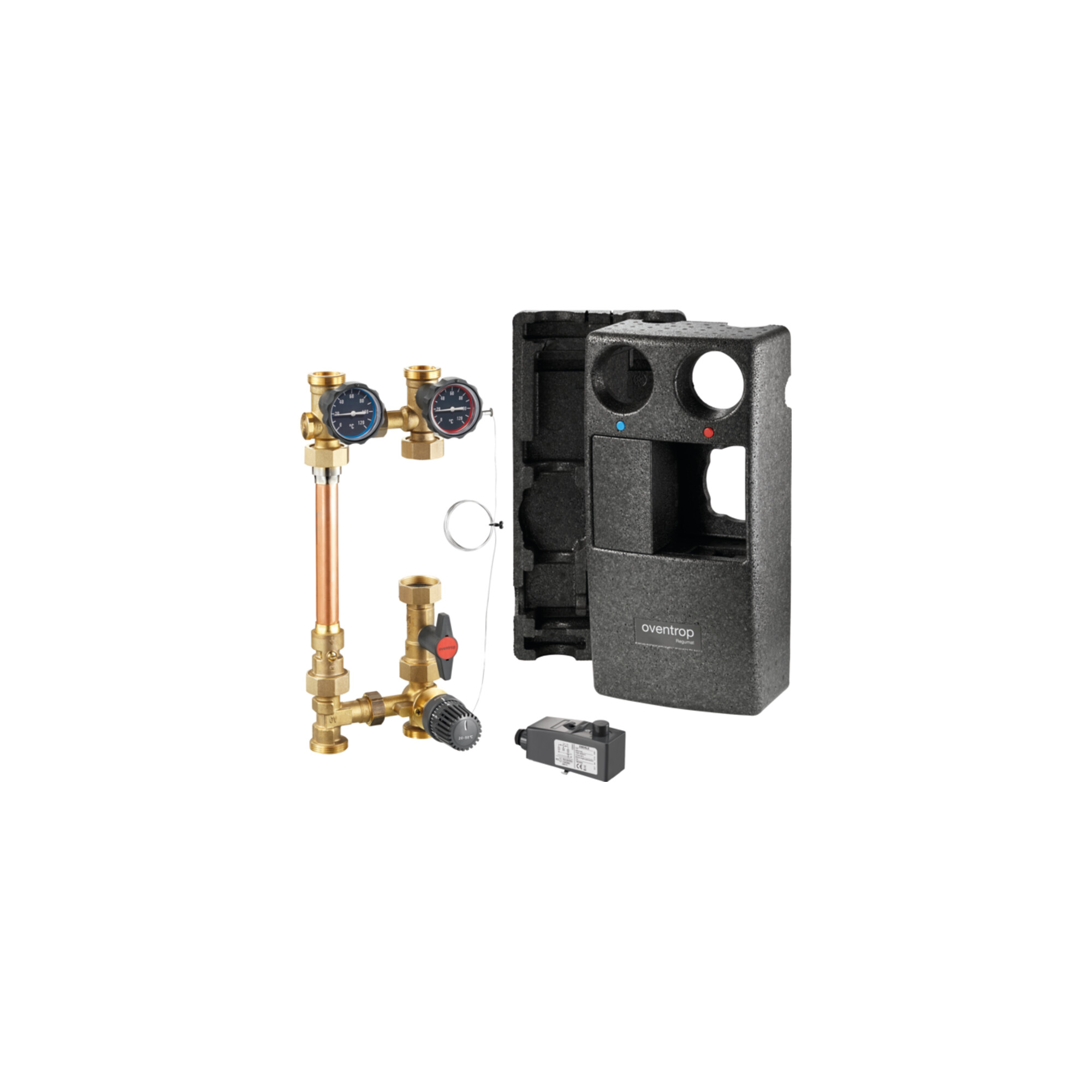 Oventrop Anbindsyst. Regumat F-180 DN 25, o. Pumpe, universelle Isolierung