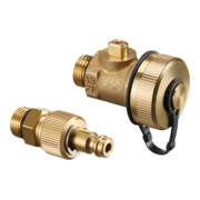 Oventrop Anschluss-Set 11 Hydrocontrol Messventil, Füll-/Entl.-kugelhahn G 1/4-1