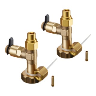Oventrop Anschluss-Set Hydrocontrol classic Messtechnik, 2 Messadapter