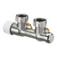 Oventrop Anschlussarmatur Multiblock T G 1/2 AGxG 3/4 AG, Eck, 1-/2-Rohrarm.