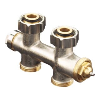 Oventrop Anschlussarmatur Multiblock T G 3/4 ÜMxG 3/4 AG, DG, 1-/2-Rohrarm.