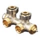 Oventrop Anschlussarmatur Multiblock T G 3/4 ÜMxG 3/4 AG, Eck, 1-/2-Rohrarm.-4