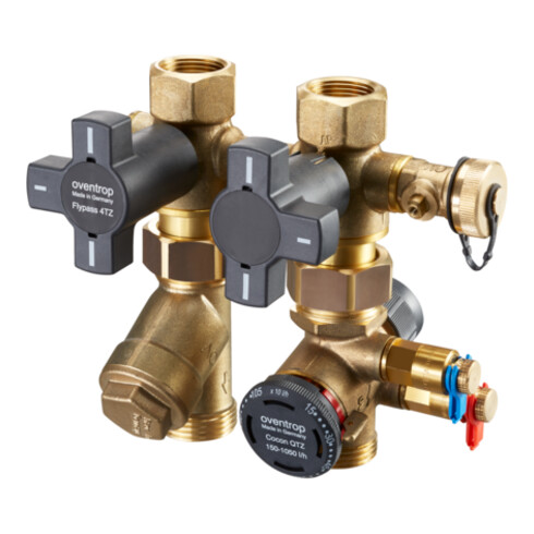 Oventrop Anschlussset Flypass Set1 DN 15, 90-450 l/h