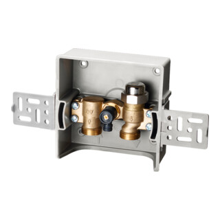 Oventrop Boîte encastrée Unibox RLA vario blanc, pour coupure retour