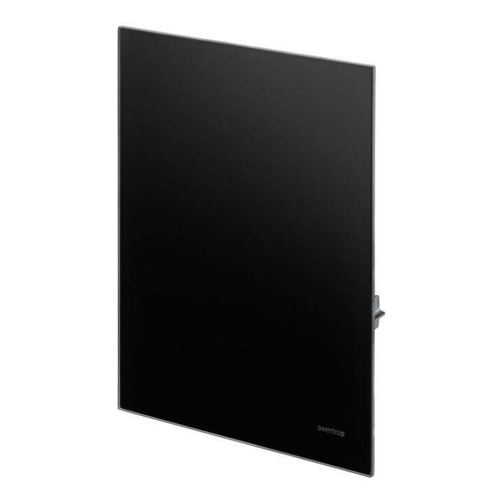 Oventrop Cache Unibox T RTL vario verre véritable noir, fermé