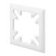 Oventrop Cadre de recouvrement 88x88 mm, blanc-1