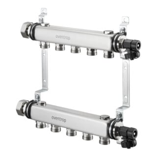 Oventrop Collecteur de chauffage Multidis SH -10 à +90 °C, 7 circuits de chauffage