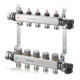 Oventrop Collecteur de circuit de chauffage Multidis SFQ 5 circuits, M 30x1,5, acier inoxydable-1