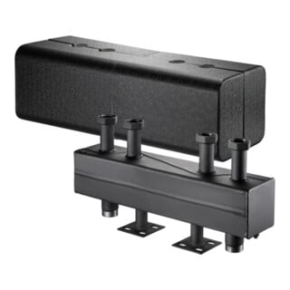 Oventrop Combiné vanne/diviseur HydroFixx DN 32, avec isolation thermique, pour 2 circuits de chauffage