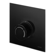 Oventrop Couvercle Unibox RTL verre véritable noir, avec thermostat
