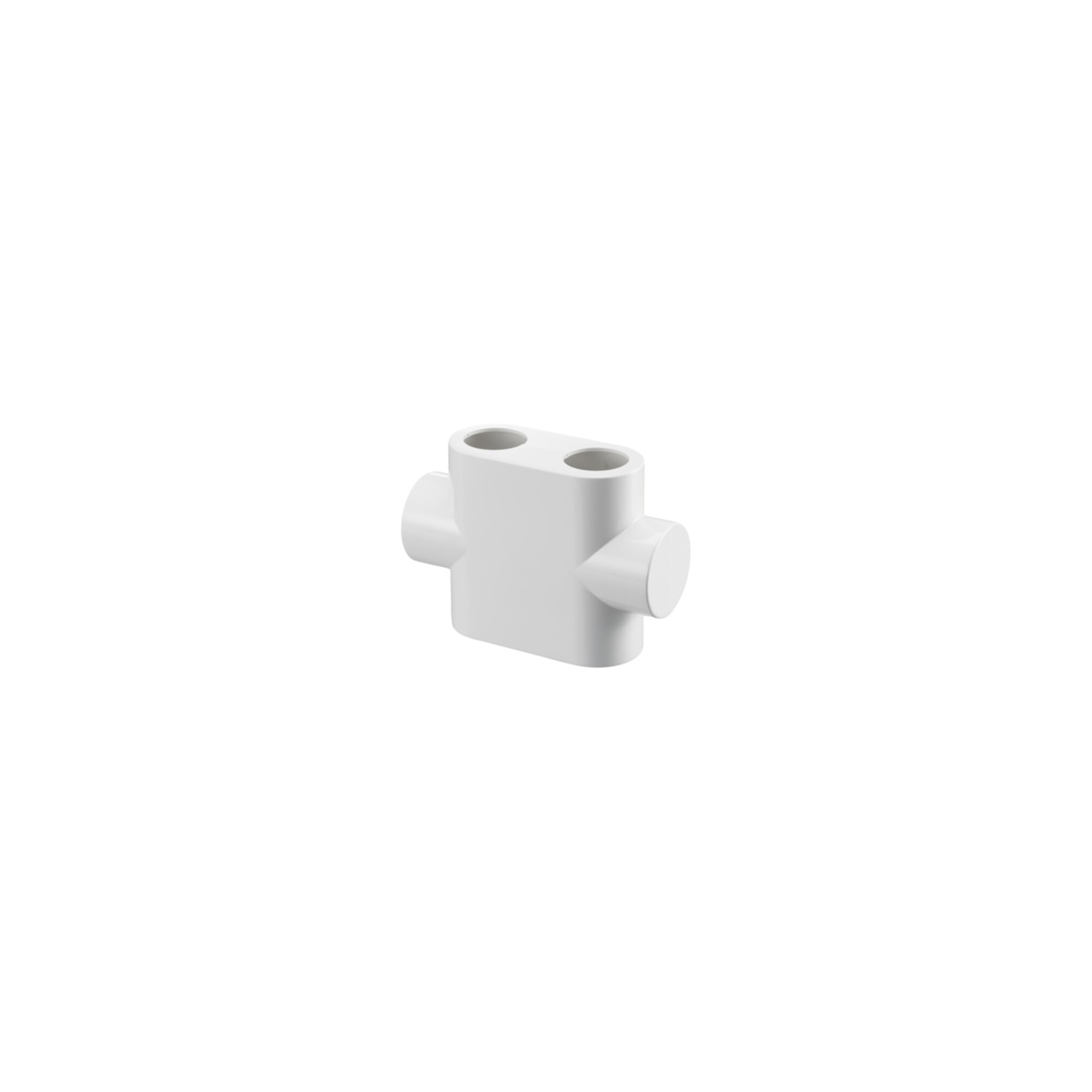 Oventrop Design Abdeckung Durchgang, weiß, für Multiblock T/TU/TQ