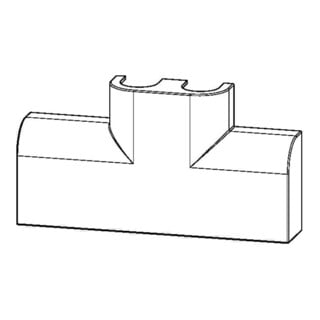 Oventrop Design-Abdeckung für Multiblock T-RTL weiß