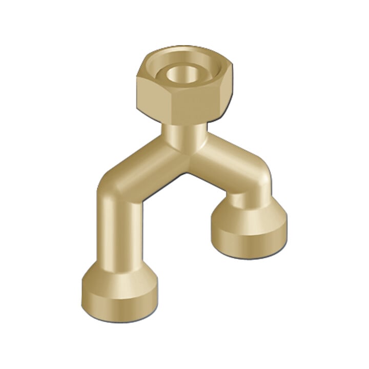 Oventrop Duo-Anschlussstück Unibox 1xG 3/4 ÜM, 2xG 3/4 AG, für 2 Heizkreise