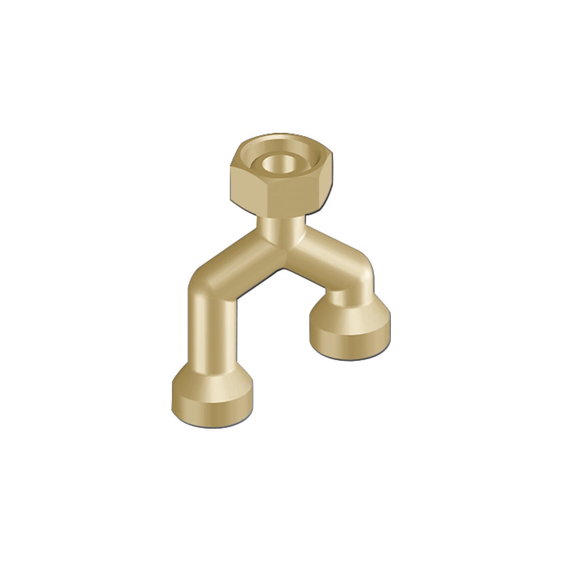 Oventrop Duo-Anschlussstück Unibox 1xG 3/4 ÜM, 2xG 3/4 AG, für 2 Heizkreise
