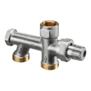 Oventrop Einrohr-Anschlussstück Uno DN 15xG 3/4 AG, m HZK-Iso-Verschraubung