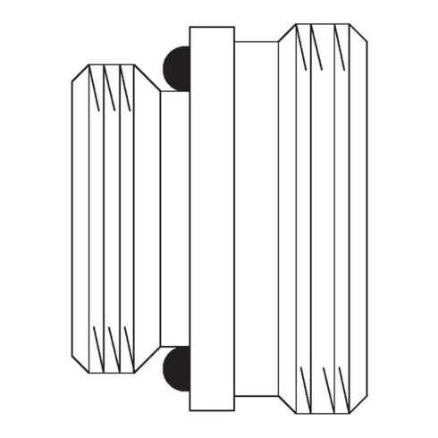Oventrop Einschraubstutzen 1/2" AG x 3/4" AG für Multiflex F