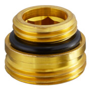 Oventrop Einschraubstutzen 1/2"x3/4" AG, MS roh, für Multiflex V