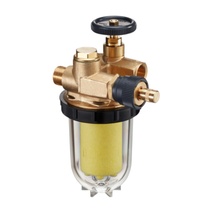 Oventrop Einstrang-Heizölfilter Oilpur E A R m Absp., RL u. Entlüft., ES 100-150 my
