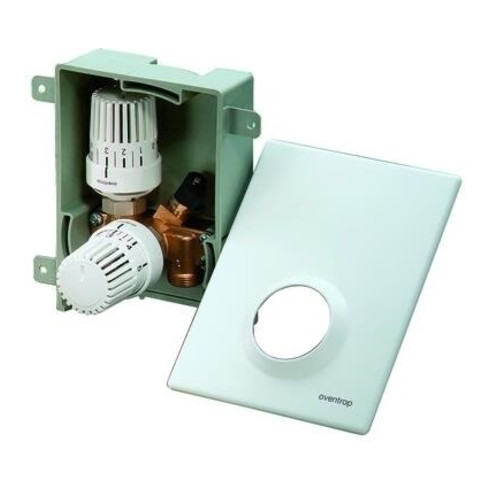 Oventrop Einzelraumregelung Unibox plus Kombination Thermostat Uni LH und Uni RTLH weiß