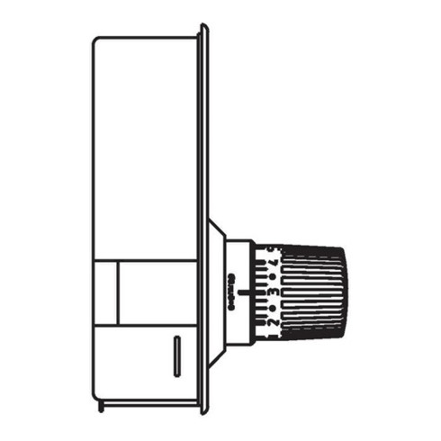 Oventrop Einzelraumregelung Unibox T mit Thermostat Uni LH weiß