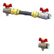 Oventrop Ensemble de raccordement compteur de chaleur 1 Multidis SFQ DN 20, passage