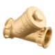 Oventrop Filtre à saletés DN 32, PN 25, FI, 600 µ, laiton-1