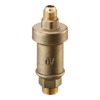 Oventrop Flüssigkeitssicherung G 1/2 AG u G 3/8 IG unt, M 18x1,5mm oben