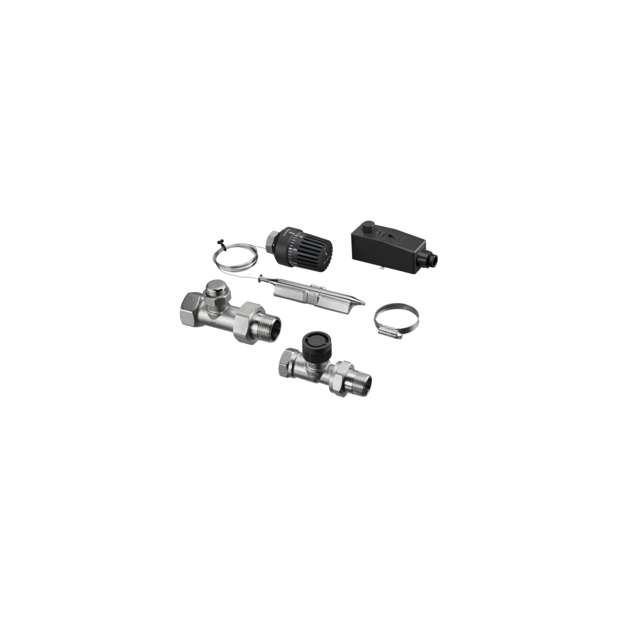 Oventrop Fußboden-Regel-Set 2 für Fußbodenflächen bis 120 qm