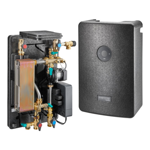 Oventrop Hauswasserstation Regumaq X-45 400x625x240mm, kupfergelötet