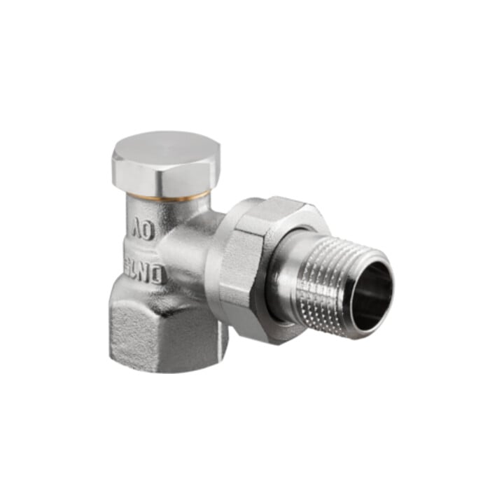 Oventrop Heizkörper-Verschr. Combi 2 DN 20, Eck, Messing vernickelt