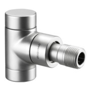 Oventrop Heizkörper-Verschr. Combi E DN 15, Eck, Messing, Edelstahl-Design-1