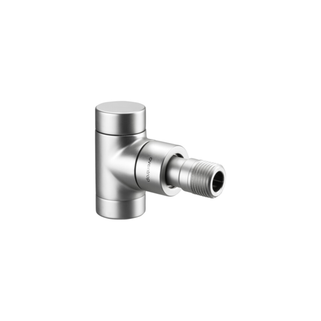 Oventrop Heizkörper-Verschr. Combi E DN 15, Eck, Messing, Edelstahl-Design