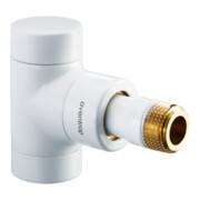 Oventrop Heizkörper-Verschr. Combi E DN 15, Eck, MS, weiß pulverbeschichtet-4