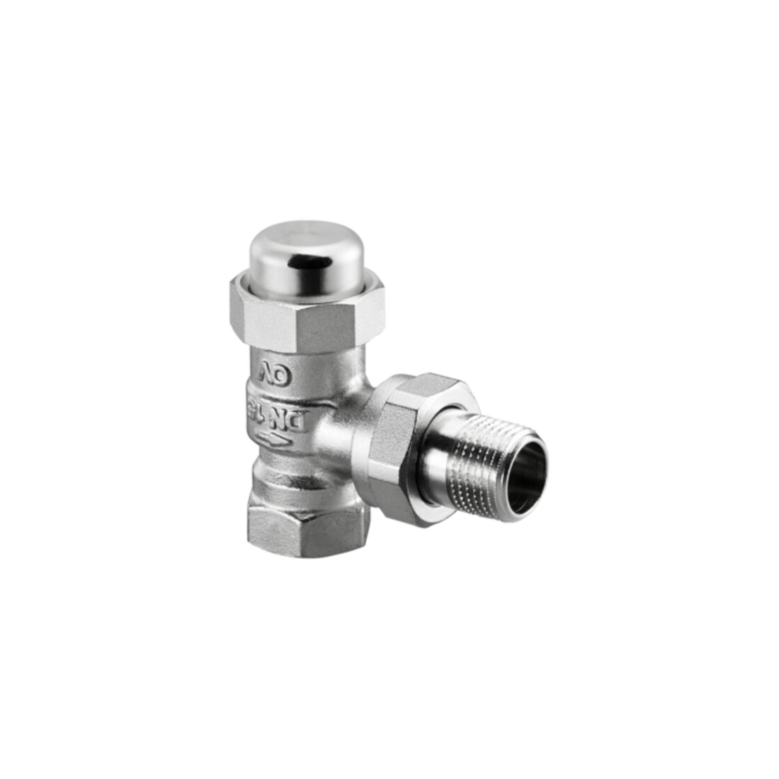 Oventrop Heizkörper-Verschr. Combi LR DN 20, Eck, Messing vernickelt