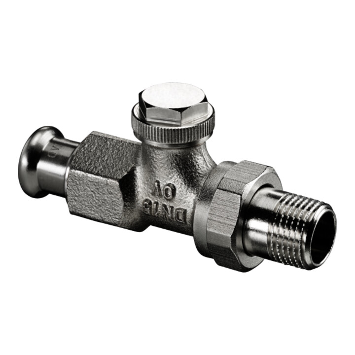 Oventrop Heizkörper-Verschraubung Combi 3 DN 15 x 15mm Pressanschluss MS vern.