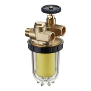 Oventrop Heizölfilter-Zweistrang Oilpur DN 10, Filtereinsatz Filz 50-75 µm-1